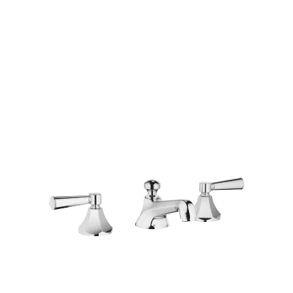 MADISON Three-hole basin mixer with pop-up waste - Chrome - Set containing 3 articles