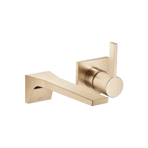 CL.1 Wall-mounted single-lever basin mixer without pop-up waste - Brushed Champagne (22kt Gold) - 36 860 705-46