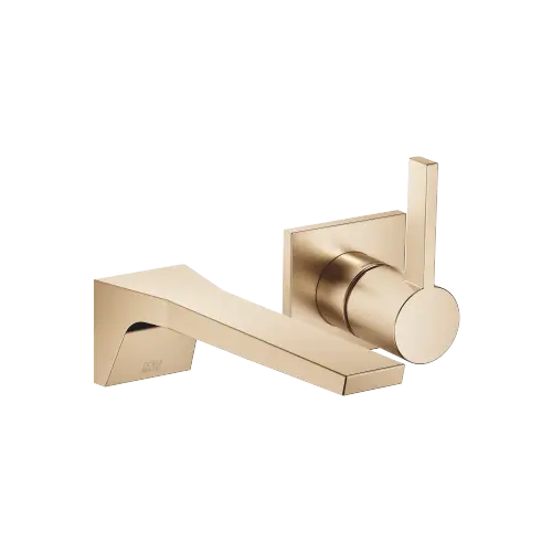 CL.1 Mitigeur monocommande de lavabo mural sans garniture d’écoulement - Champagne brossé (Or 22cts) - 36 860 705-46
