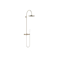 TARA Showerpipe with shower mixer without hand shower 300 mm - Champagne (22kt Gold) - 26 622 892-47