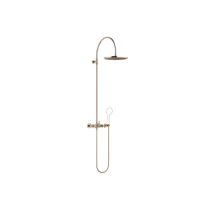 TARA Showerpipe with shower mixer without hand shower 300 mm - Champagne (22kt Gold) - 26 622 892-47