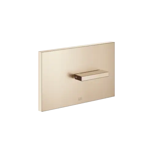 Cover plate for the concealed WC cistern made by TeCe - Brushed Champagne (22kt Gold) - 12 660 979-46