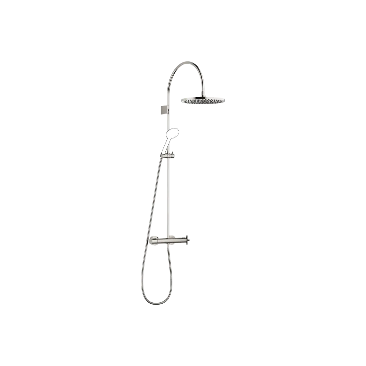 TARA Showerpipe mit Brause-Thermostat ohne Handbrause - Platin - 34 465 892-08