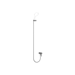 Concealed single-lever mixer with integrated shower connection with hand shower set without hand shower - Brushed Dark Platinum - 36 002 970-99