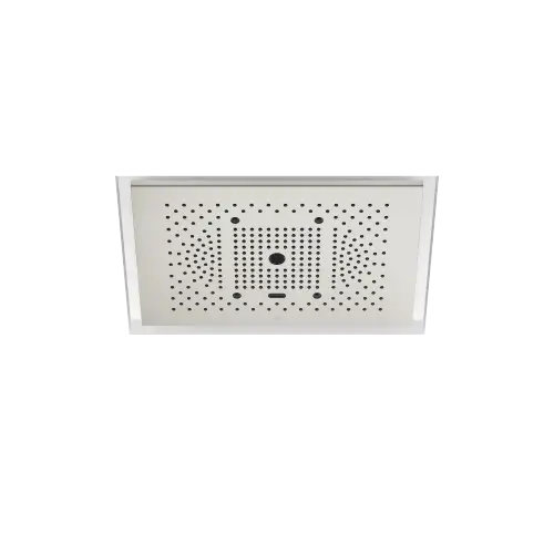 SERENITY SKY+ Rainpanel for recessed ceiling installation with light - Brushed Stainless Steel - 41 781 979-86 0050