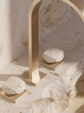 Dornrbacht Atelier Edition_The Rock_MEM_Brushed Champagne_02