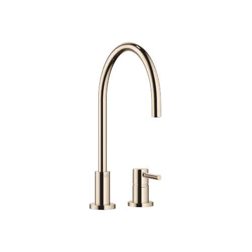 TARA Two-hole mixer with individual rosettes - Champagne (22kt Gold) - 32 816 888-47