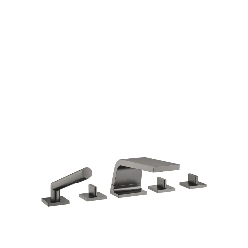 CL.1 Brushed Dark Platinum Tub faucets Five hole tub set for deck