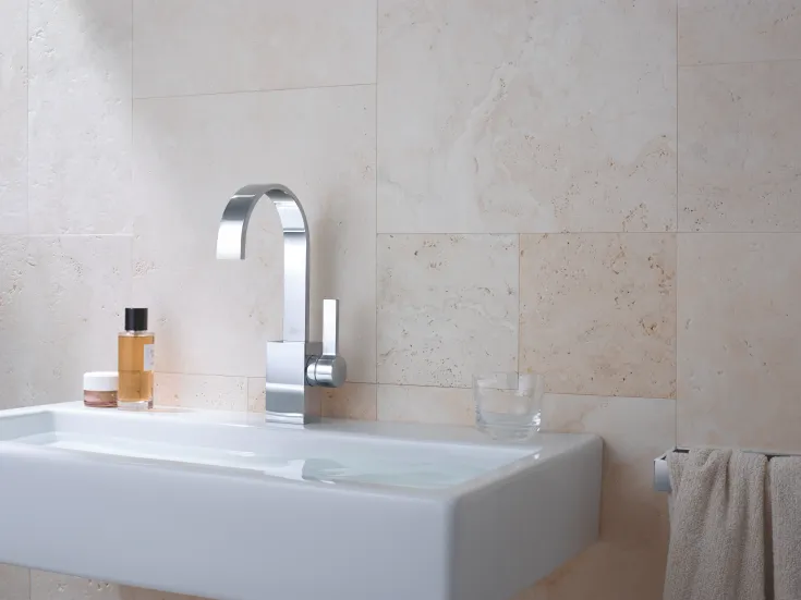 Premium design washbasin faucet puristic