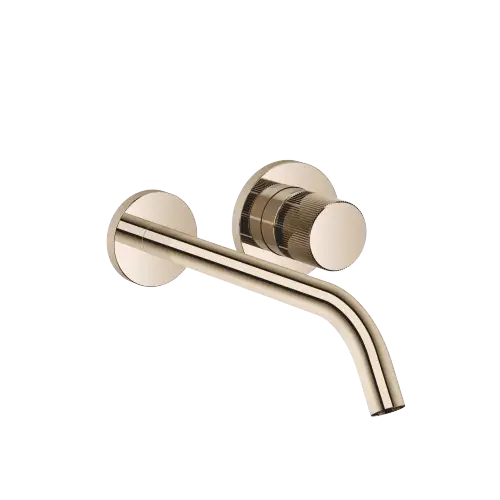 META META PURE Wall-mounted single-lever basin mixer without pop-up waste - Champagne (22kt Gold) - 36 861 664-47 0010