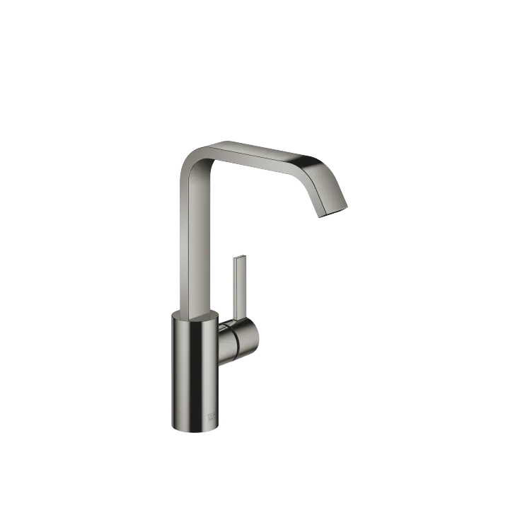 IMO Single-lever lavatory mixer with raised spout without drain - Dark Chrome - 33 526 671-19 0010