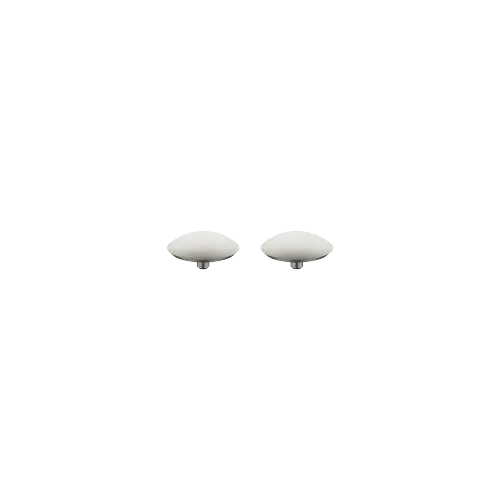 Decorative caps for Perfecto - Brushed Platinum - 12 801 970-06