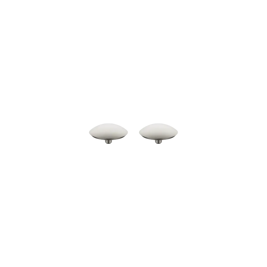 Decorative caps for Perfecto - Brushed Platinum - 12 801 970-06