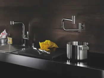 Dornbracht tara ultra design series potfiller inspiration kitchen kitchen faucet