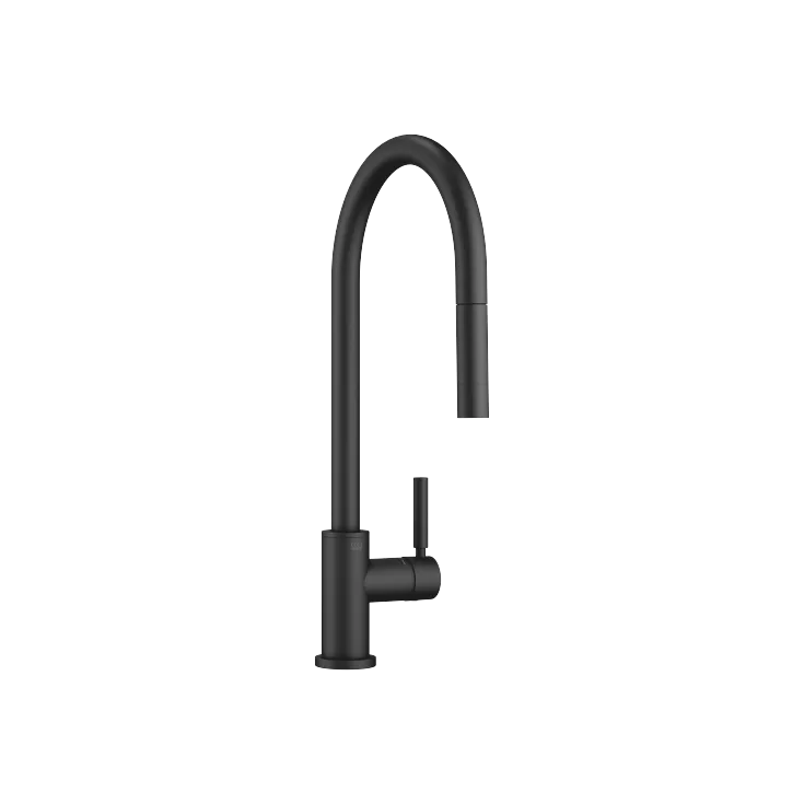 TARA Single-lever mixer Pull-down with spray function - Matte Black - 33 870 888-33 0010