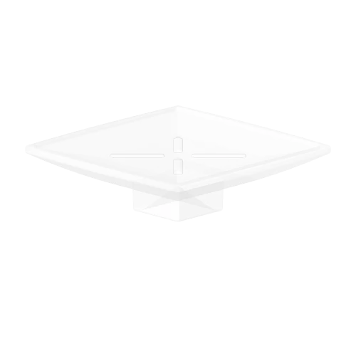 Crystal soap dish transparent - - 08 90 01 091 84