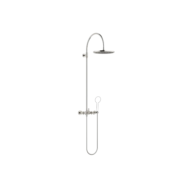 TARA Colonne de douche avec mélangeur de douche sans douchette 300 mm - Platine - 26 622 892-08