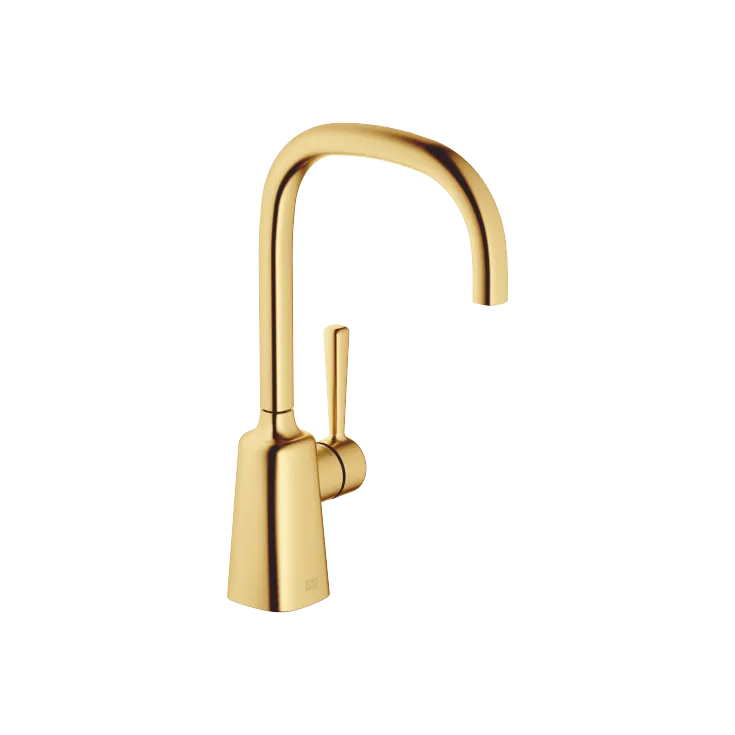COYA Single-lever basin mixer without pop-up waste - Brushed Durabrass (23kt Gold) - 33 521 404-28