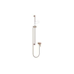 Mitigeur monocommande encastré avec raccord de douche intégré avec garniture de douche sans douchette - Bronze brossé - 36 110 970-42