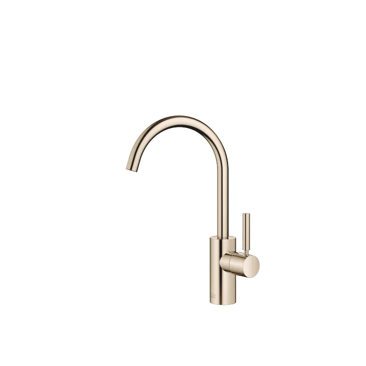 META Single-lever basin mixer without pop-up waste - Champagne (22kt Gold) - 33 505 661-47