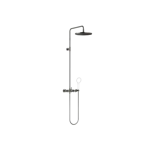 TARA Colonne de douche avec mélangeur de douche sans douchette 300 mm - Dark Chrome - 26 623 892-19