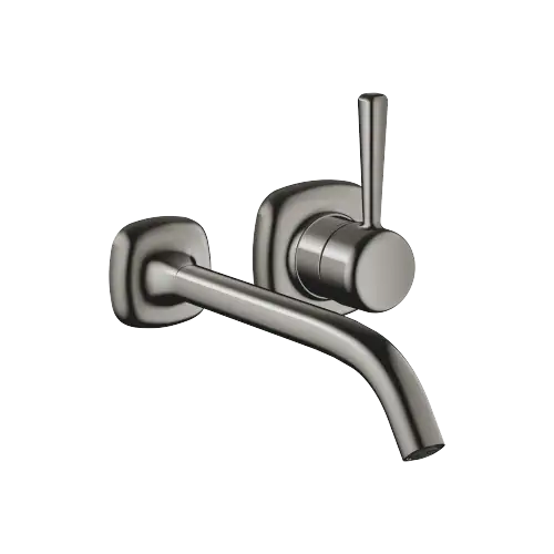 COYA Wall-mounted single-lever basin mixer without pop-up waste - Dark Chrome - 36 861 404-19