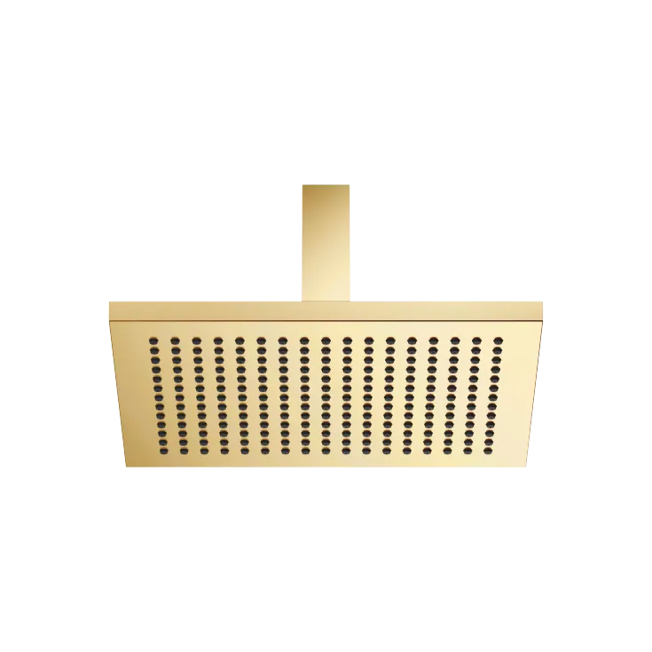 Ducha efecto lluvia con fijación al techo 300 x 240 mm - Latón cepillado (Oro 23k) - 28 775 980-28
