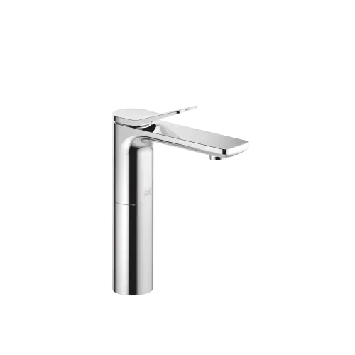 LISSÉ Single-lever basin mixer with raised base without pop-up waste - Chrome - 33 526 845-00