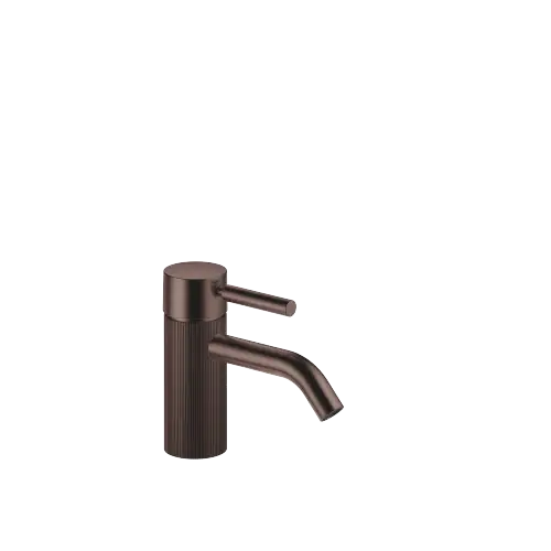 META Single-lever basin mixer without pop-up waste - Brushed Dark Bronze (PVD) - 33 529 660-43