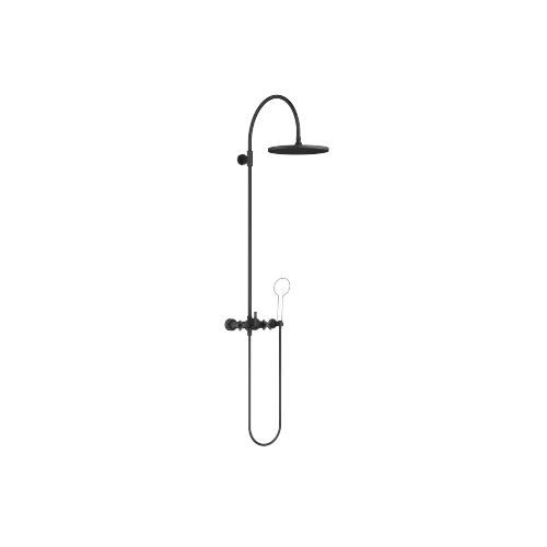 TARA Colonne de douche avec mélangeur de douche sans douchette 300 mm - Noir mat - 26 622 892-33