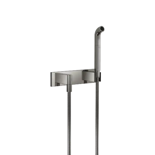 Affusion pipe with cover plate - Dark Chrome - 27 838 979-19
