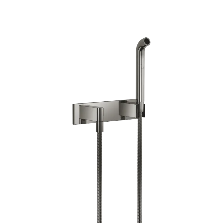 Affusion pipe with cover plate - Dark Chrome - 27 838 979-19
