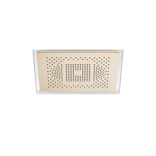 SERENITY SKY Rainpanel for recessed ceiling installation with light - Brushed Champagne (22kt Gold) - 41 771 979-46 0050