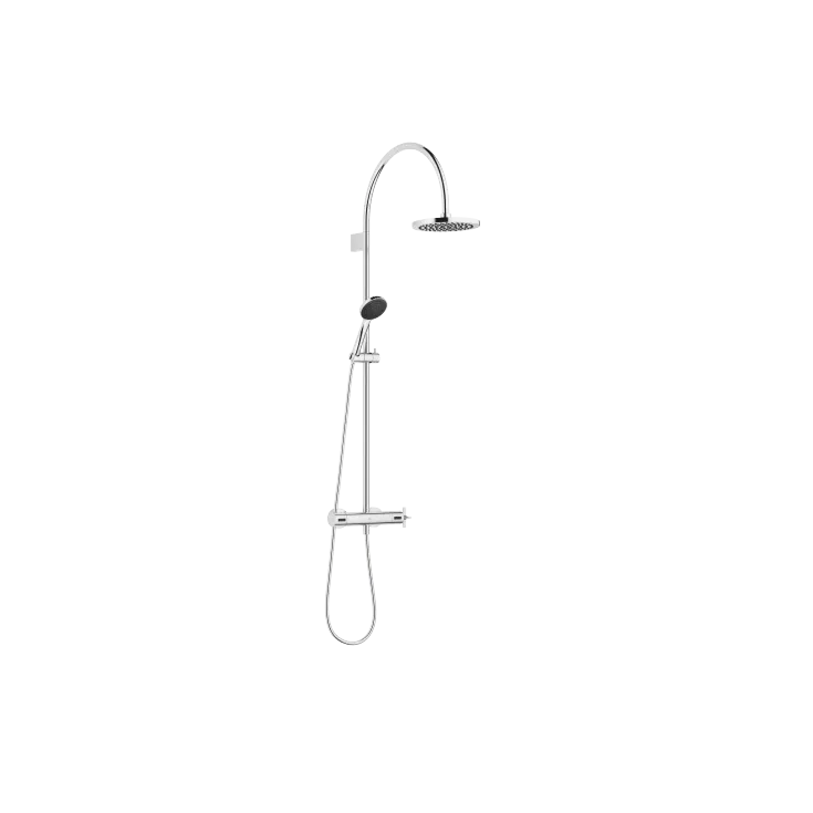 VAIA Shower pipe Chrome Set containing 2 articles