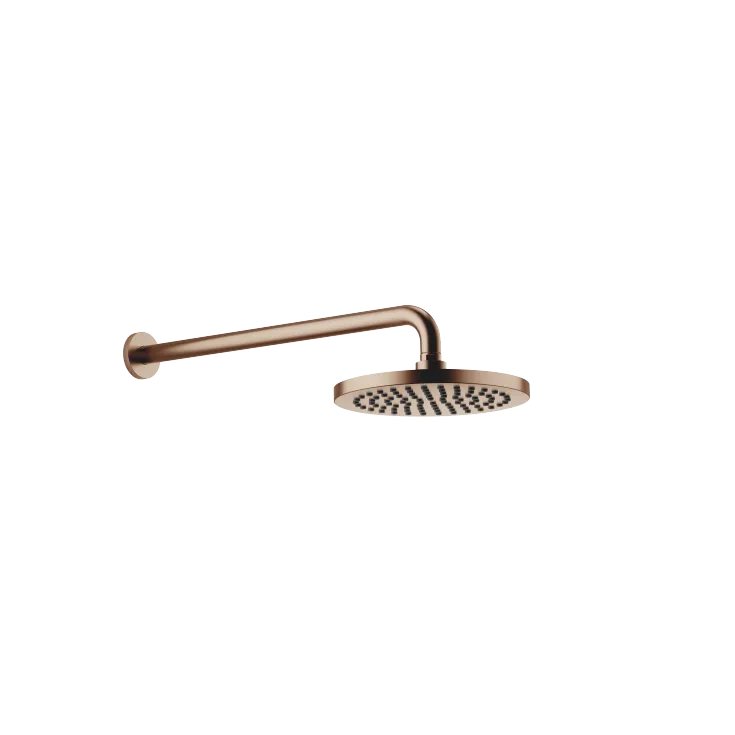 Soffione a pioggia con fissaggio a muro FlowReduce 220 mm - Bronzo spazzolato - 28 648 970-42