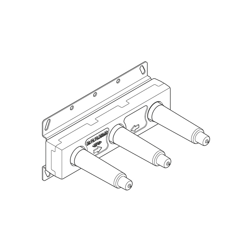 SERIESVARIOUS Concealed rough parts Concealed wallmounted mixer