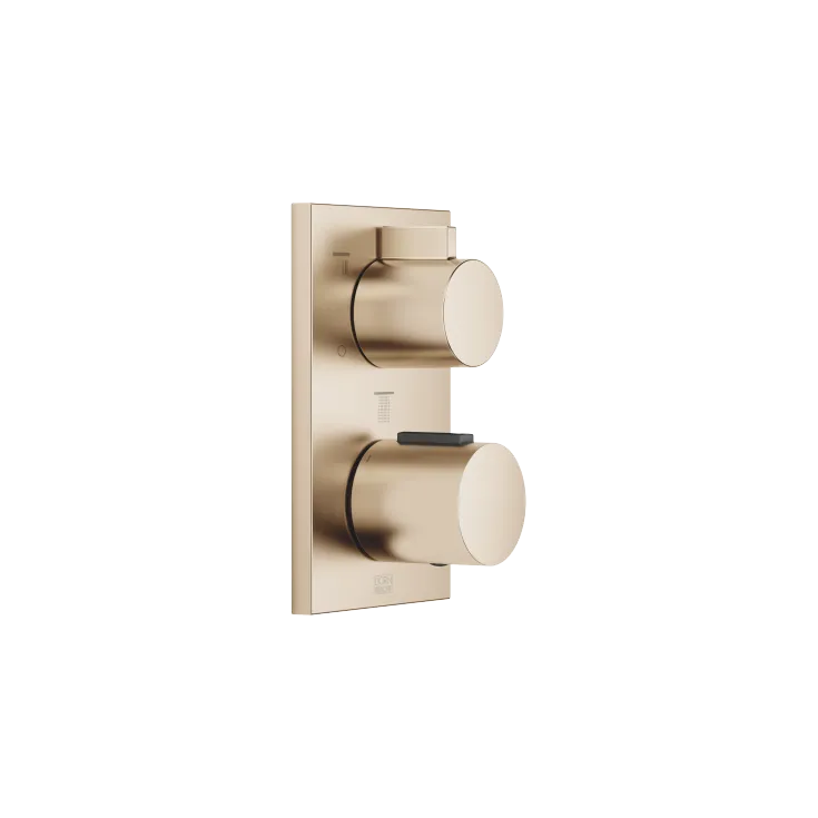 UP-Thermostat mit Dreiwege-Mengenregulierung - Light Gold gebürstet - 36 427 670-27