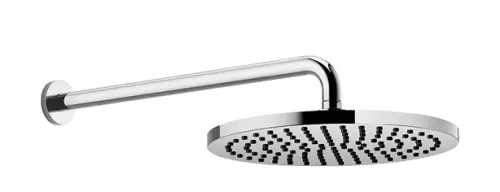 Regenbrause mit Wandanbindung FlowReduce 300 mm - Light Gold (PVD) - 28 676 970-26