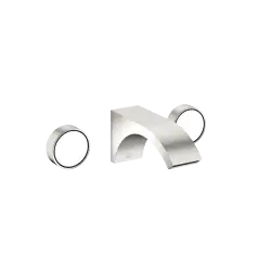 CYO Robinetterie murale pour lavabo sans garniture d’écoulement - Platine / Platine mat - 36 707 811-36