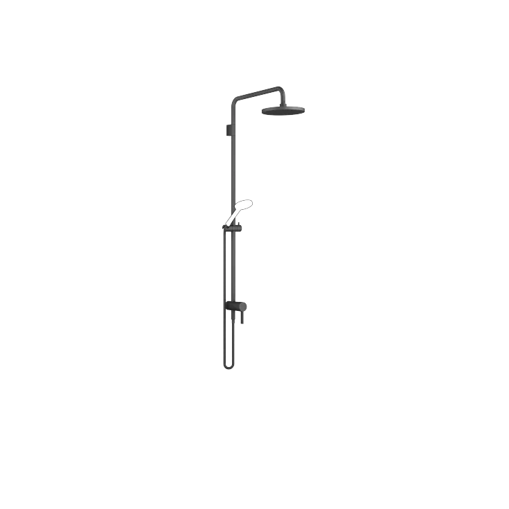 SERIENSPEZIFISCH Schwarz matt Duscharmaturen: Shower Pipe mit 