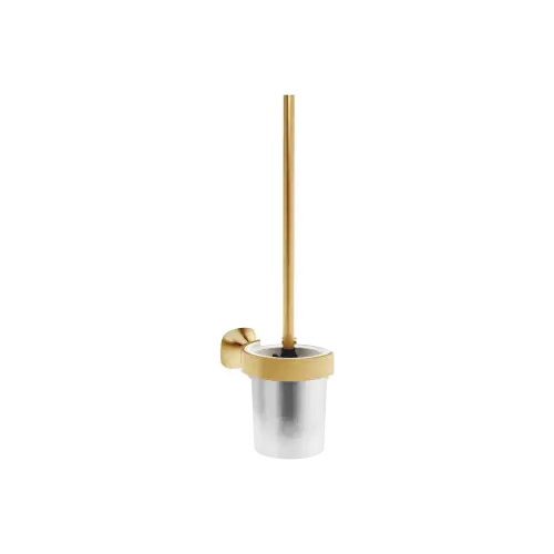 COYA Toilet brush set , wall model - Brushed Durabrass (23kt Gold) - 83 900 404-28