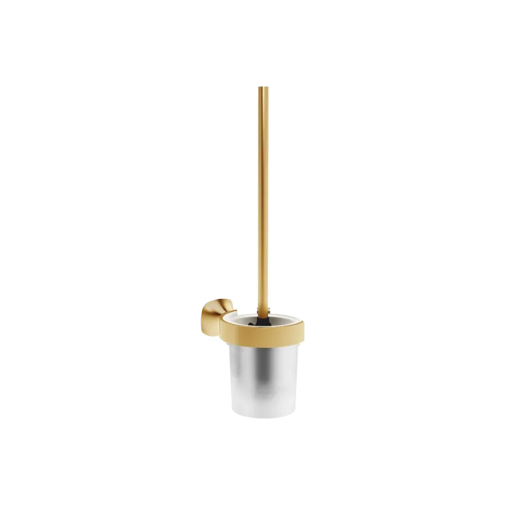 COYA Toilet brush set , wall model - Brushed Durabrass (23kt Gold) - 83 900 404-28