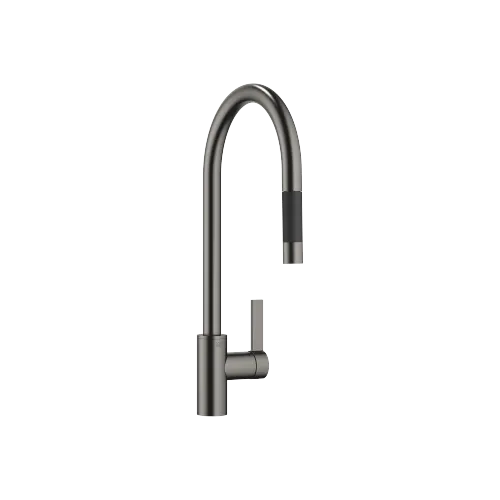 TARA ULTRA Mitigeur monocommande Pull-down avec fonction douchette - Dark Platinum brossé - 33 870 875-99