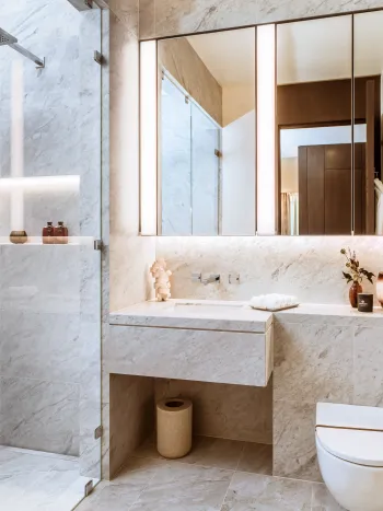 The Bryanston - 2 Bedroom - Guest Bathroom