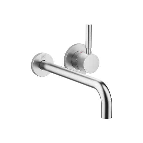 EDITION PRO Wall-mounted single-lever basin mixer without pop-up waste - Brushed Chrome - 36 816 626-93