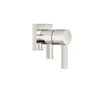Concealed single-lever mixer with cover plate with integrated shower connection - Platinum - 36 046 970-08
