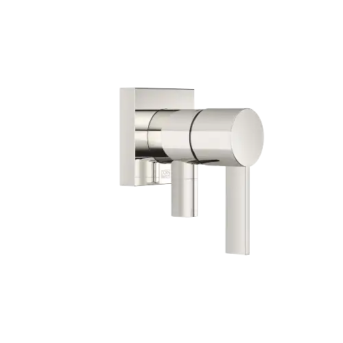 Miscelatore monocomando incasso con piastra di copertura con attacco doccia incluso - Platinato - 36 046 970-08