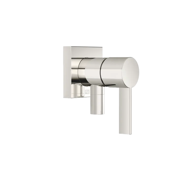 Concealed single-lever mixer with cover plate with integrated shower connection - Platinum - 36 046 970-08