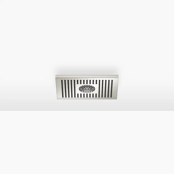 Rain shower for surface-mounted ceiling installation with light 300 x 240 mm - Platinum - 28 042 980-08 0050