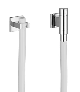 WATER TUBE Kneipp wall elbow with hose bracket with individual flanges FlowReduce - Brushed Light Gold - 27 841 979-27